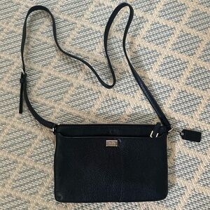 Coach Black Leather Crossbody Bag